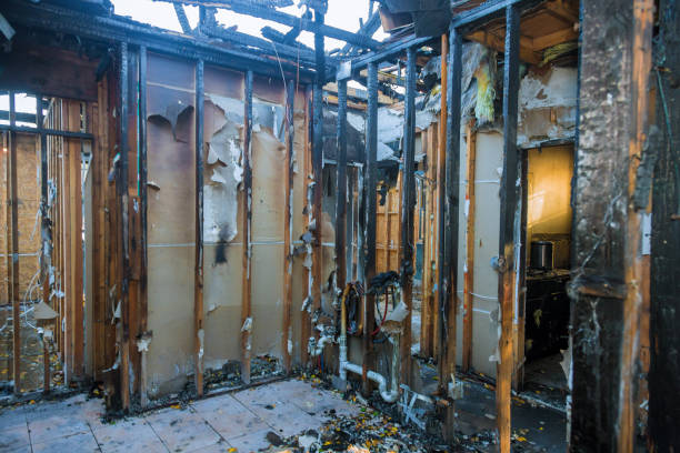 Professional Emergency Fire Cleanup technician working in Bellevue, MI